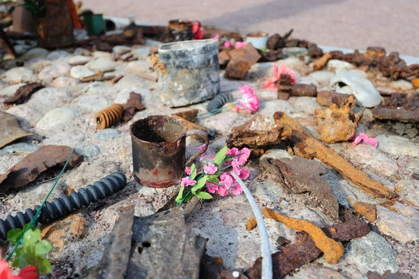 stock image War rusty remains