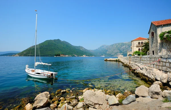 Perast città in Montenegro — Foto Stock