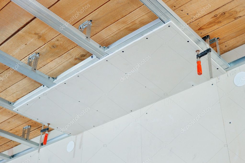 Installation Of Suspended Ceiling Stock Photo C Sever180 9415952