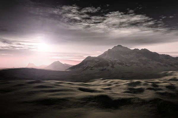 Çöl Günbatımı — Stok fotoğraf