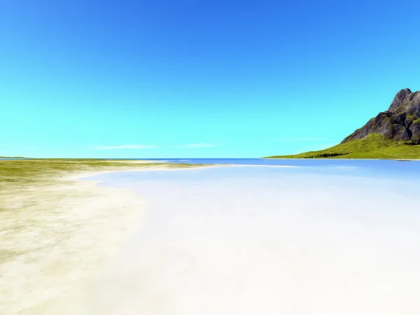 Beach landschap achtergrond — Stockfoto