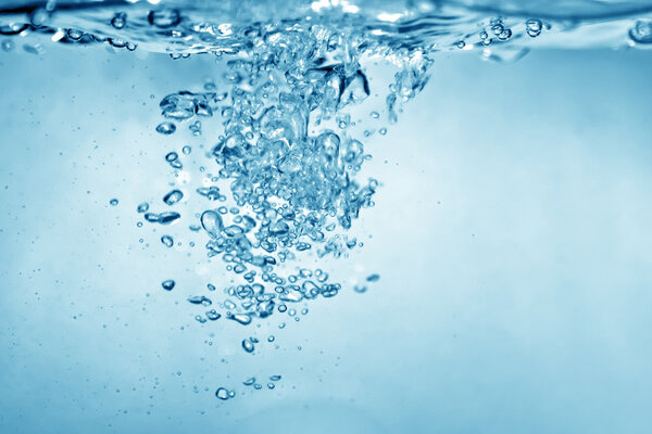 Water bubbles background