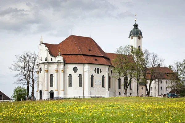 Wieskirche в Баварії Німеччини — стокове фото