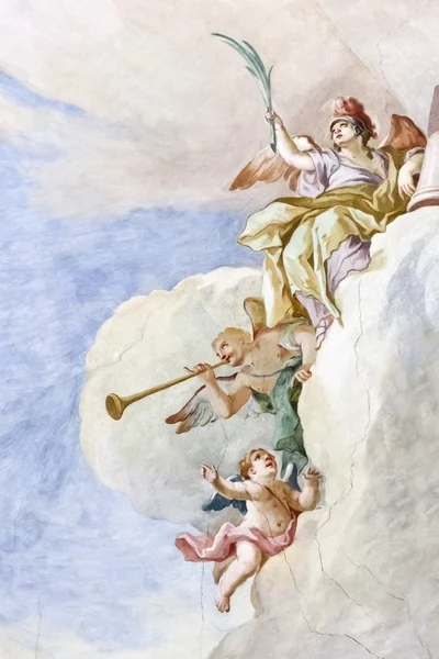Fresco Wieskirche — Stock Photo, Image