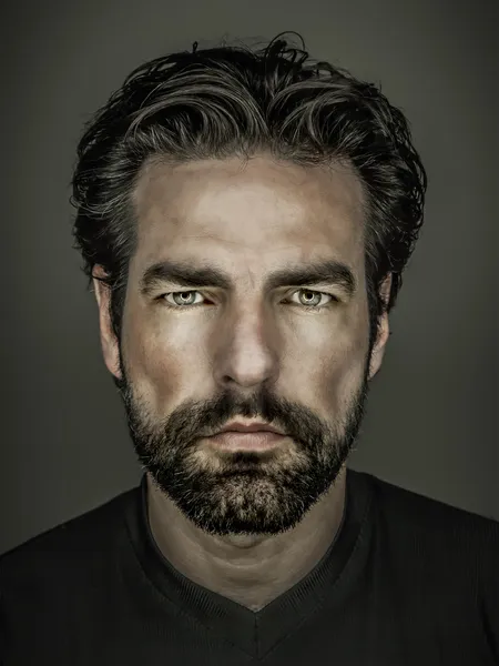 Man met baard — Stockfoto