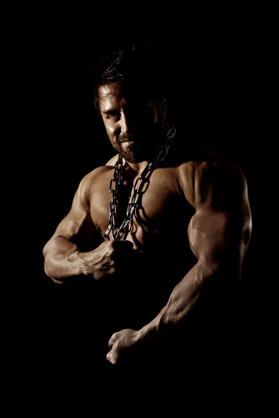 Bodybuilding άνθρωπος — Φωτογραφία Αρχείου