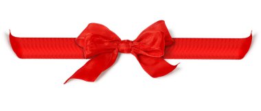 Red bow clipart