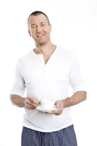 Man with coffee — Stock Photo, Image