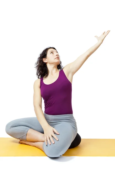 Yoga woman Stock Image
