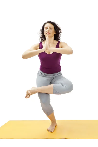 Donna di yoga — Foto Stock