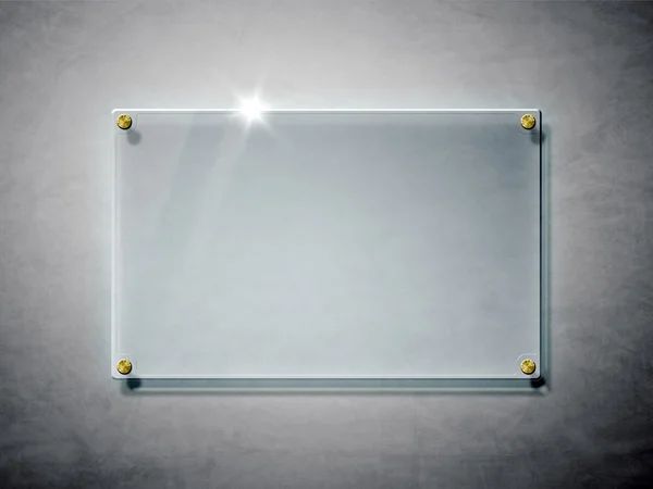 Glass plate — Stock Photo, Image