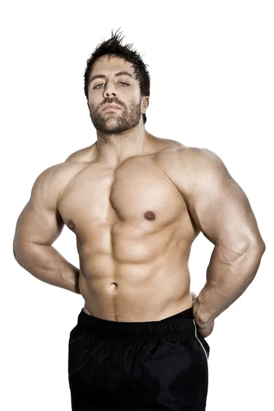 Uomo bodybuilding — Foto Stock