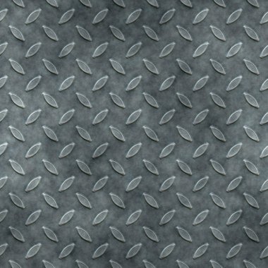 Seamless diamond metal plate texture clipart