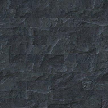 Seamless black stone texture clipart