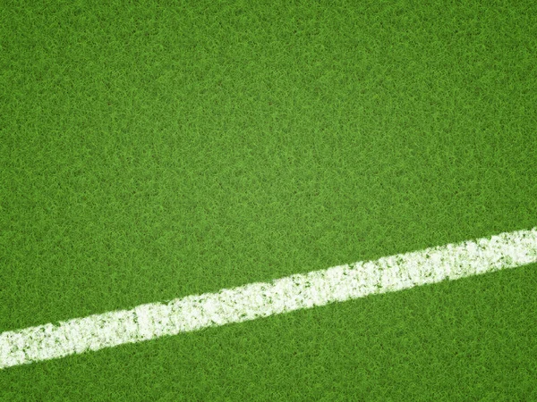 Futebol grama verde — Fotografia de Stock