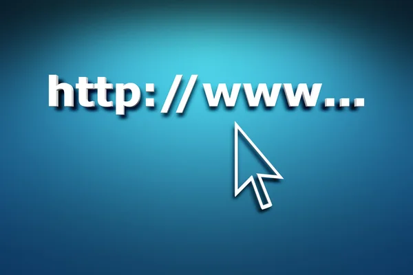 3d, address, arrow, background, blue, browser, business, communi — Stock Photo, Image