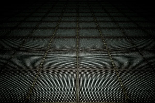 Stål golv — Stockfoto