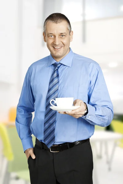 Business man koffie — Stockfoto