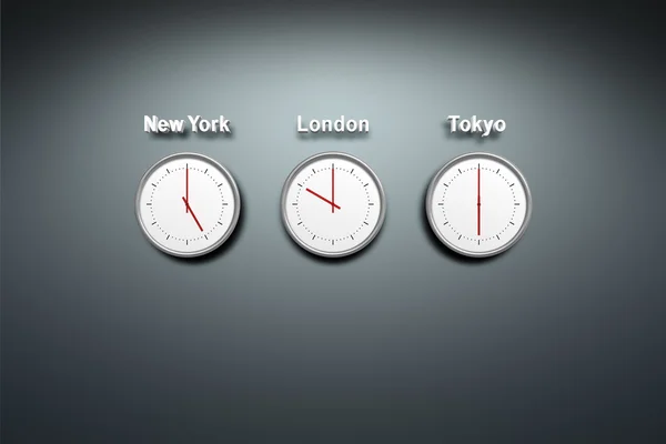 Hora mundial — Fotografia de Stock