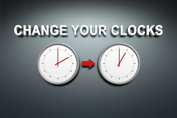 Změnit své hodiny — Stock fotografie