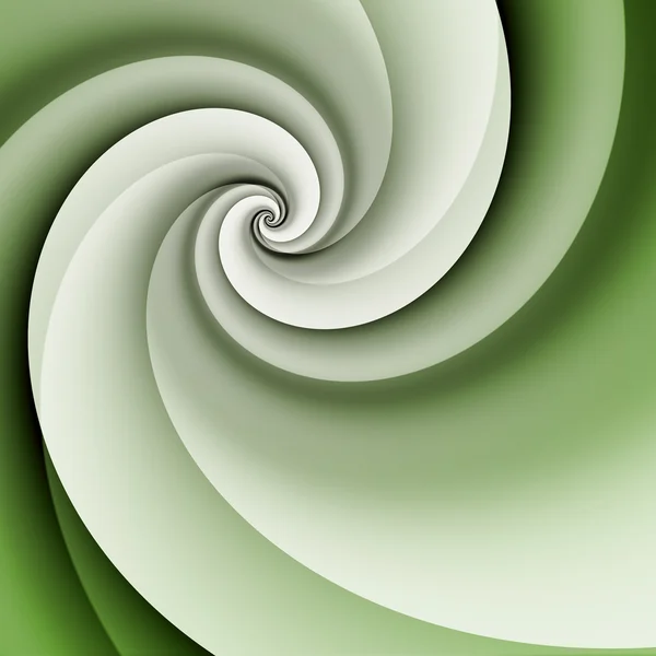 Gröna spiral bakgrund — Stockfoto