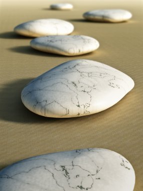 Kumda taşlar