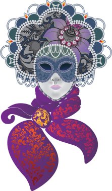 Carnival mask clipart