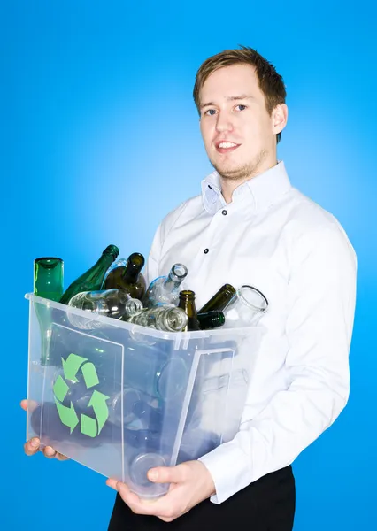 Glass recycling — Stock Photo, Image