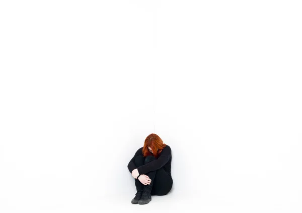 Szomorú nő — Stock Fotó
