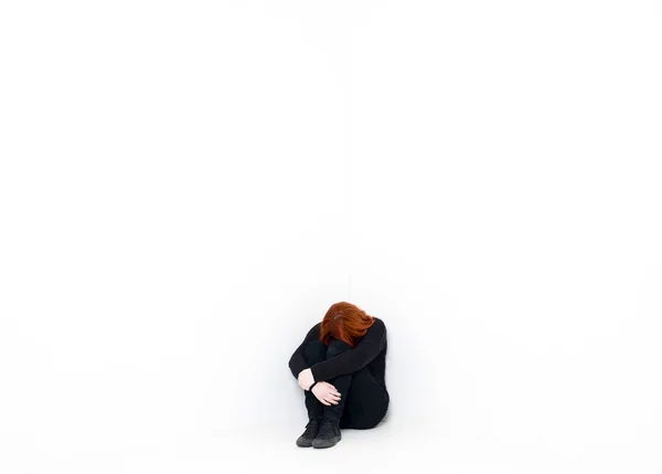 Traurige Frau — Stockfoto