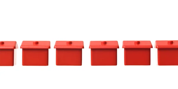 Row of Toy House — Stock Photo, Image