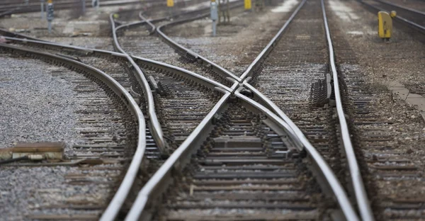 Railroad tracks — Stockfoto