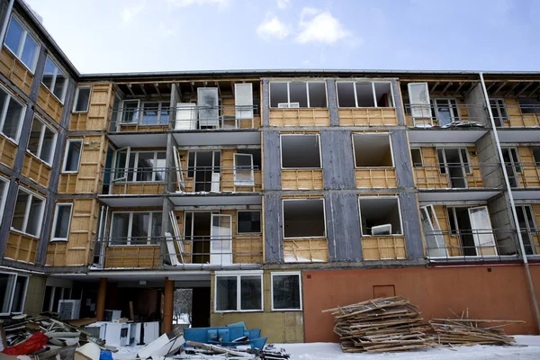 Apartamento danificado — Fotografia de Stock