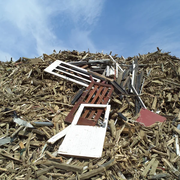 Dřevěný odpad — Stock fotografie