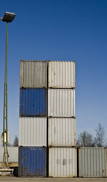 Kargo konteynerler — Stok fotoğraf