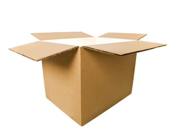 Картонна коробка — стокове фото