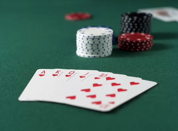 Jugar a las cartas — Foto de Stock