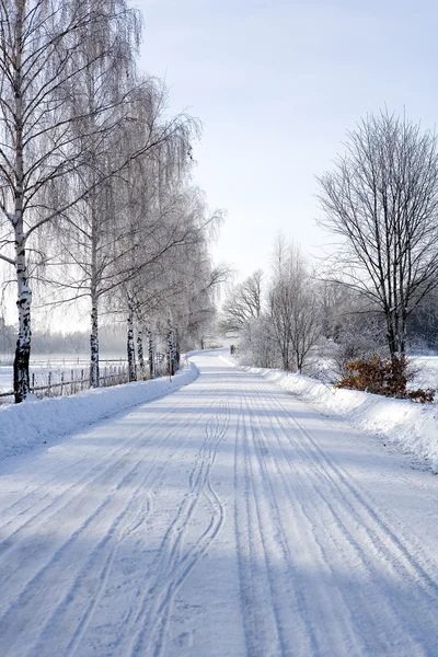 Winter Road — Stock Photo, Image