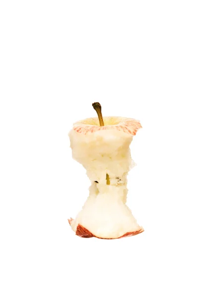 Gegeten appel — Stockfoto