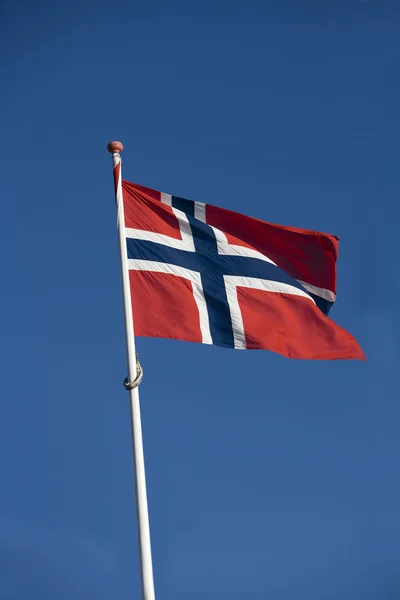 Bandera Norweigan — Foto de Stock