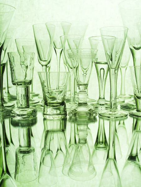 Glas stilleven — Stockfoto