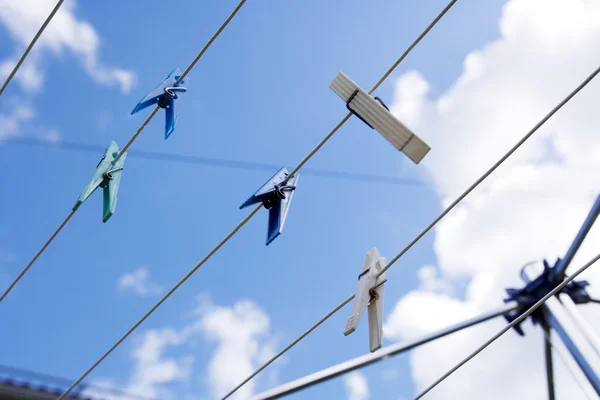 stock image Clothespins