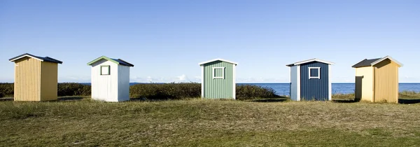 Boathouse em uma linha — Fotografia de Stock