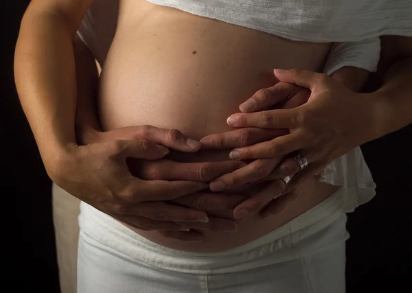 임신 부부 — 스톡 사진