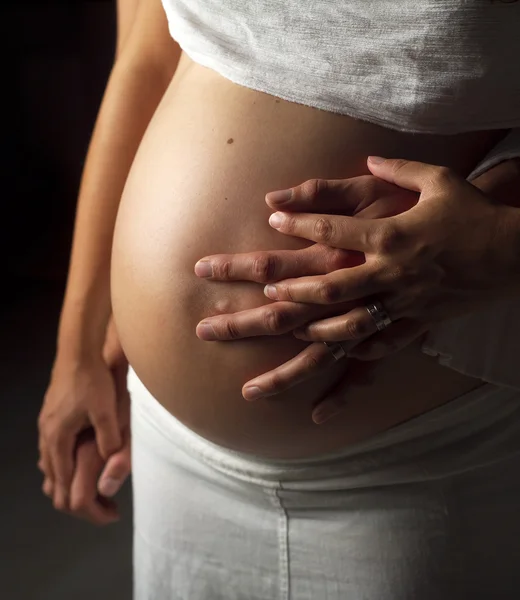 Casal grávida — Fotografia de Stock