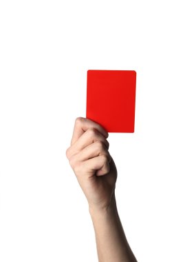 Red Card clipart