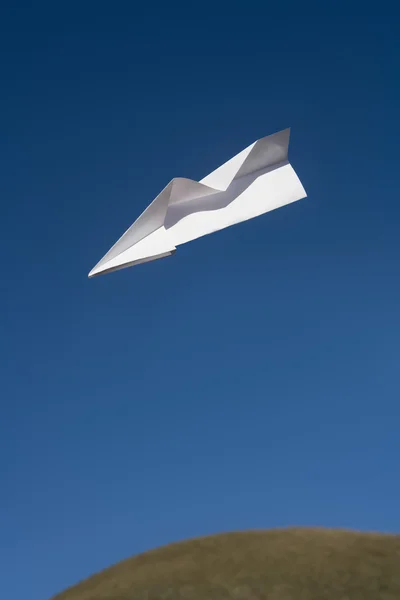 Papírrepülőgép — Stock Fotó