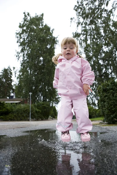 Baby Girl outdoor — Stock Photo, Image