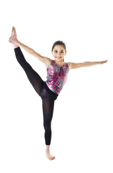 Гімнастичні дівчина — стокове фото