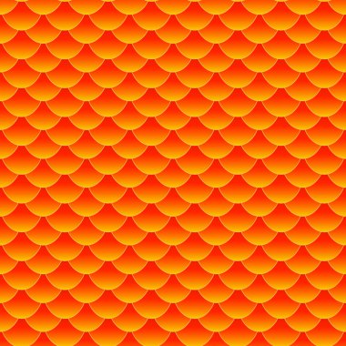 Seamless small goldfish or koi fish scale pattern clipart